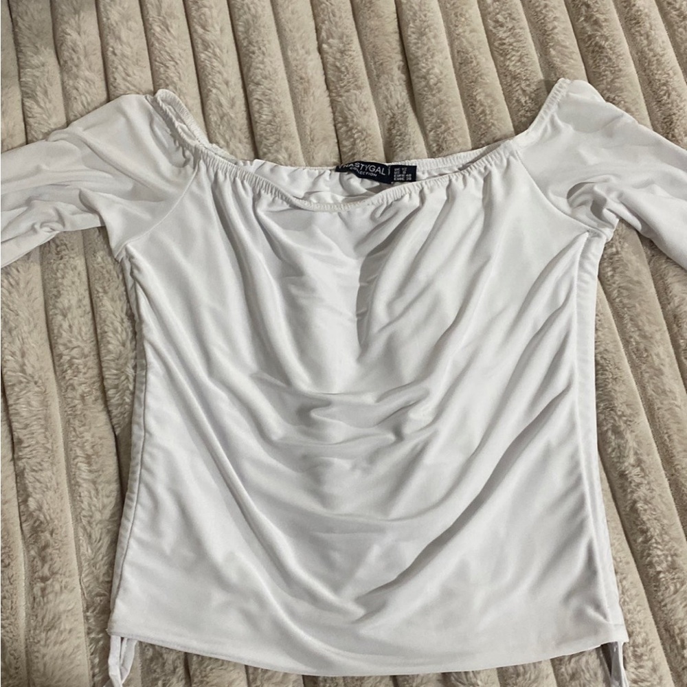 White crop top